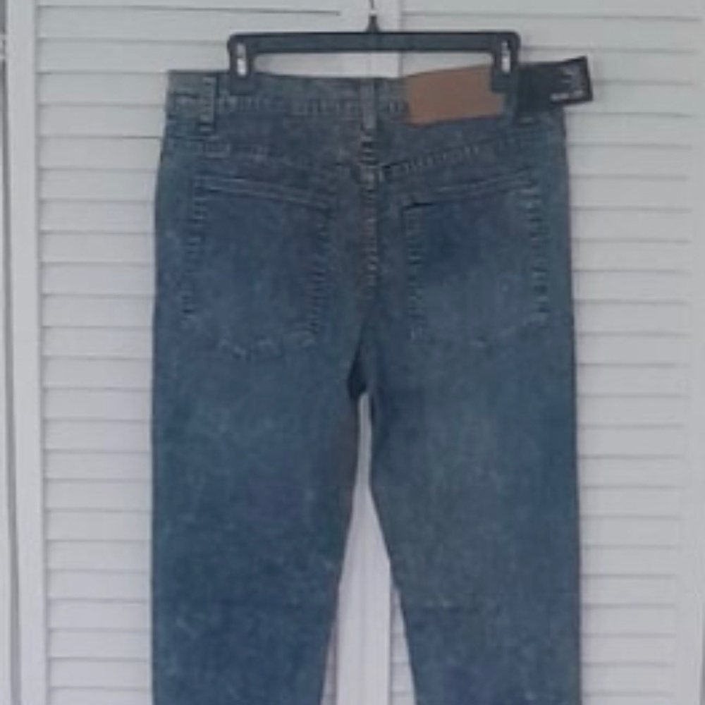 New Cheap Monday Tight Unisex Normal Waist Slim Fit Slim Legs W34 L32 Acid Wash - Picture 3 of 7